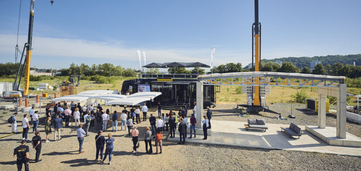 Open Campus Day auf der Referenzbaustelle