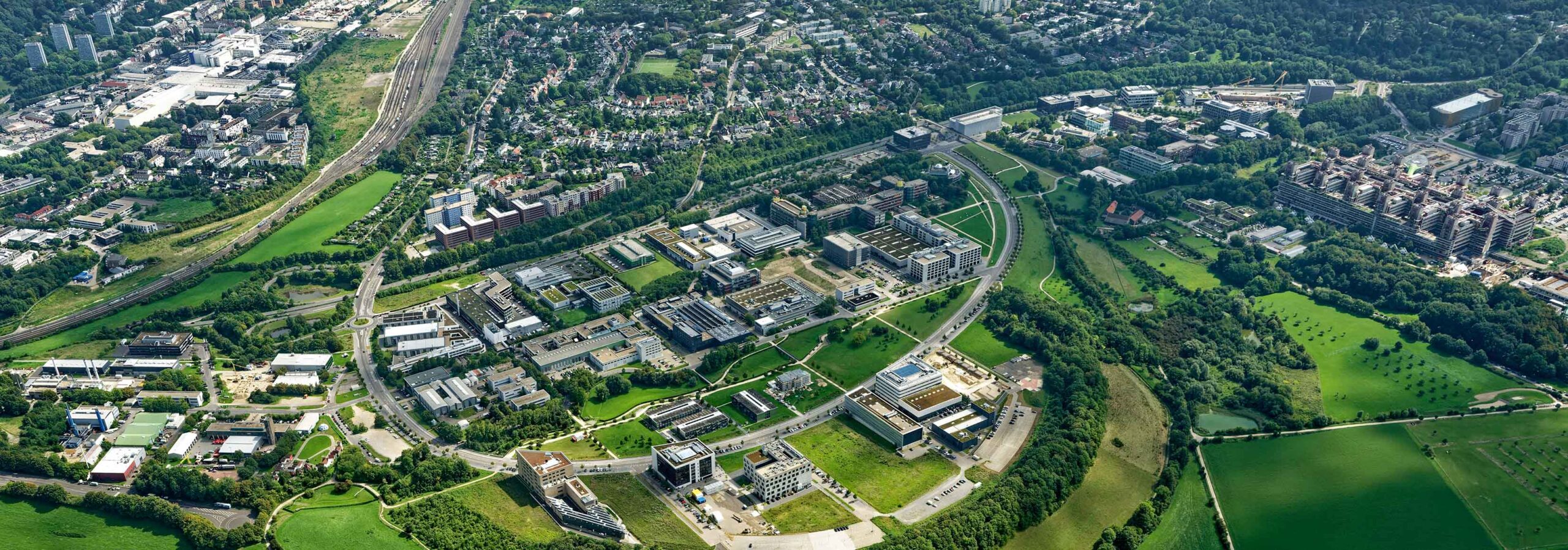 Luftbild RWTH Aachen Campus