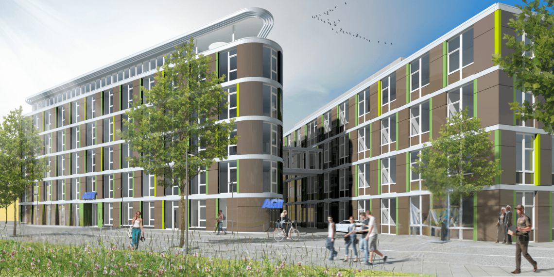 Rendering ZBMT und AGIT-Neubau