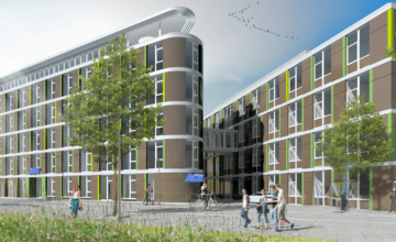 Rendering ZBMT und AGIT-Neubau