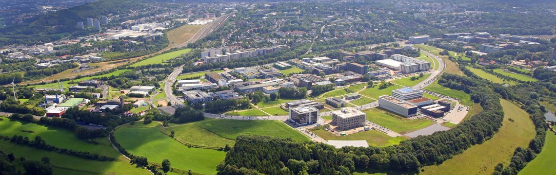 Luftbild des Campus Melaten