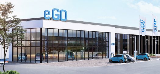 Produktionsstätte der e.GO Mobile AG auf dem TRIWO-Gelände in Aachen