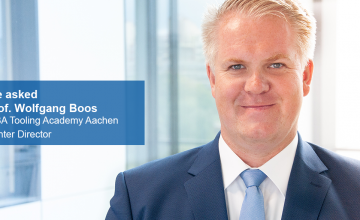 Prof. Wolfgang Boos | Tooling Academy Aachen | RWTH Aachen Campus