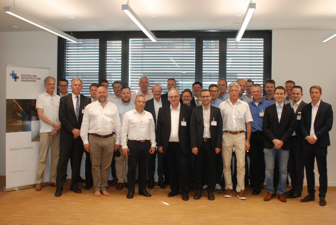 Vertreter der immatrikulierten Firmen im Center Building and Infrastructure Engineering