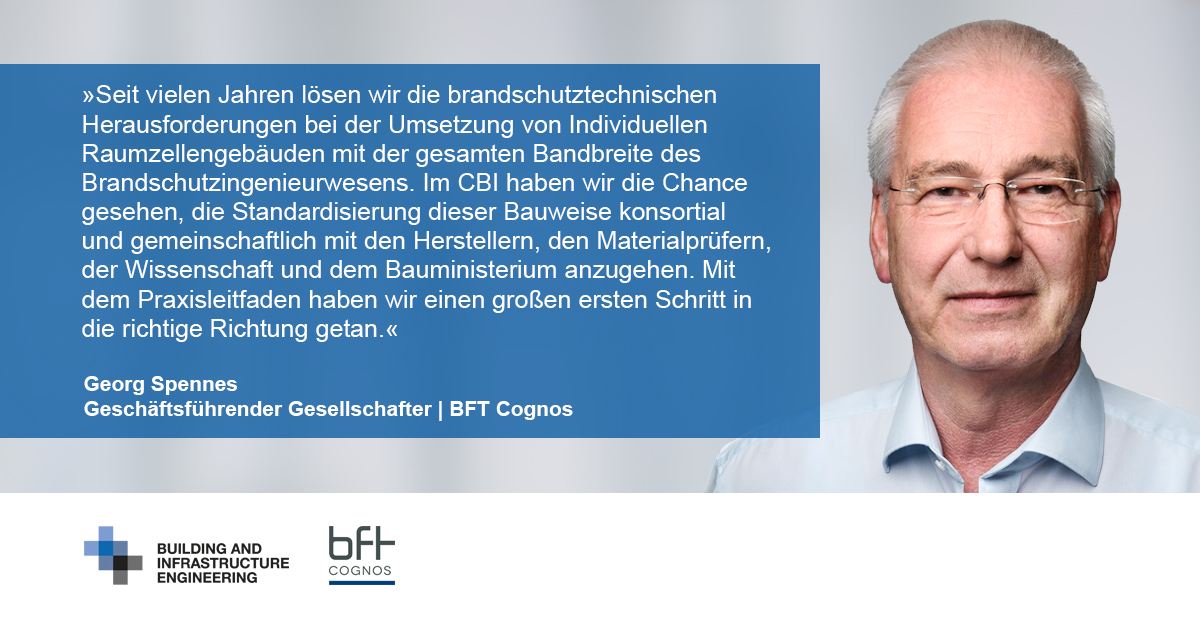 Zitat Georg Spennes, Geschäftsführender Gesellschafter der BFT Cognos GmbH