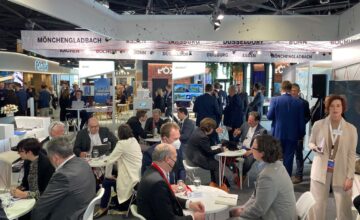 Stand auf der MIPIM in Cannes